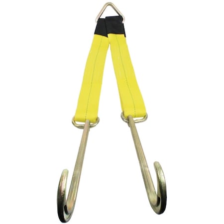 Us Cargo Control 3" x 24" V-Bridle w/ 14" Forged Hooks VB24JH